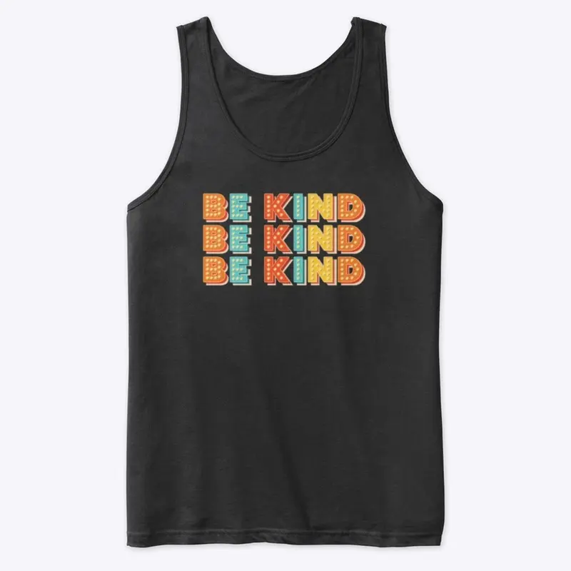 Be Kind Letter Print in Light