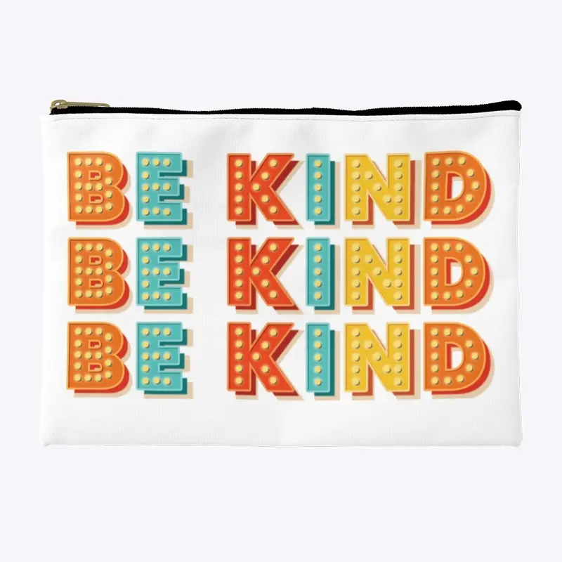 Be Kind Letter Print in Light