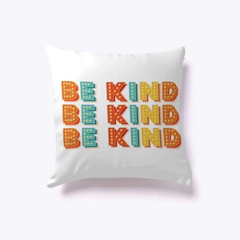 Be Kind Letter Print in Light